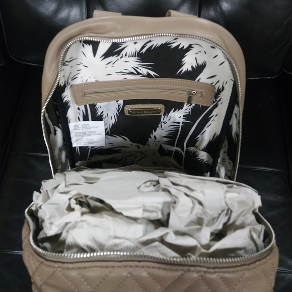Steve Madden | NEW Quilted Backpack Tan - Picture 2 of 8